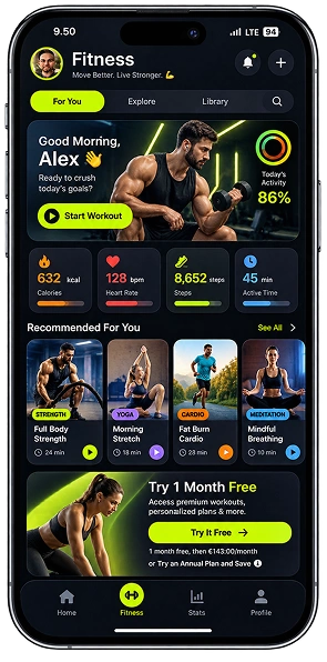 Build Your Fitness App with Markup Designs