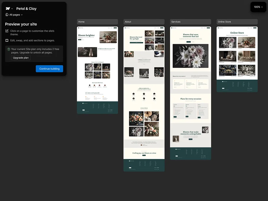 Build a site